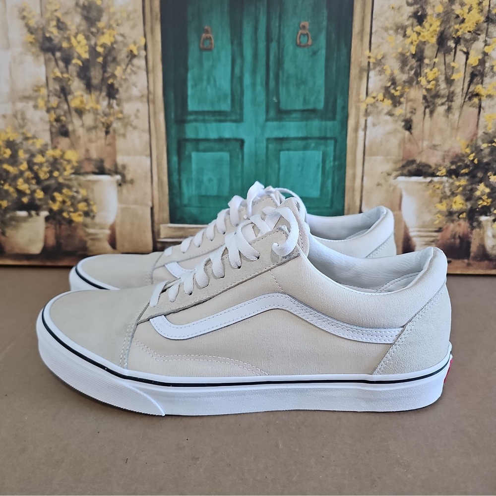 Vans Old Skool Color Theory Sneakers Skate Shoes French Oak Beige Men's Size 12